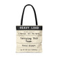 Funny Work Tote Bag | Carrying This Team Humor