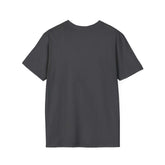 Funny Monday T-Shirt displayed on dark heather fabric with a flammable hazard graphic and MON-401 label.