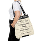 Funny Work Tote Bag | Carrying This Team Humor