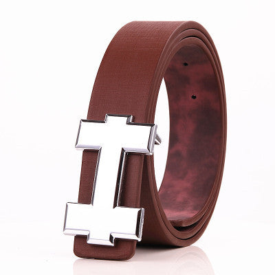 Unisex Leather Belt Casual Fashion Belt