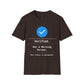 Verified Not a Morning Person Funny T-Shirt