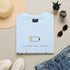 Funny Introvert T-Shirt with low power mode design featuring a humorous battery warning.