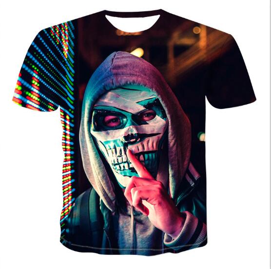 Men's Skull T Shirts 3D Graphic T-Shirt