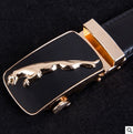 Men's Leather Belt Automatic Buckle Fashion Belt