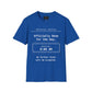 Funny Work T-Shirt - Officially Done for the Day tee worn by a woman sitting on a couch.
