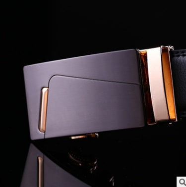 Men's Leather Belt Automatic Buckle Fashion Belt