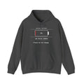 Social Battery 2 Percent Funny Hoodie