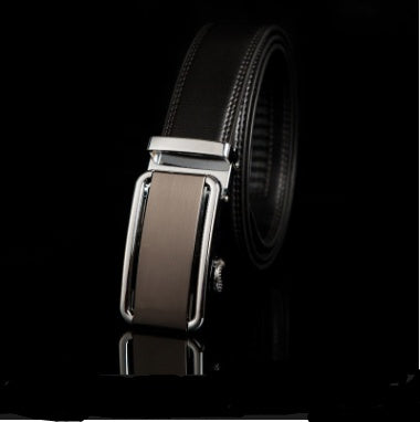 Men's Leather Belt Automatic Buckle Fashion Belt
