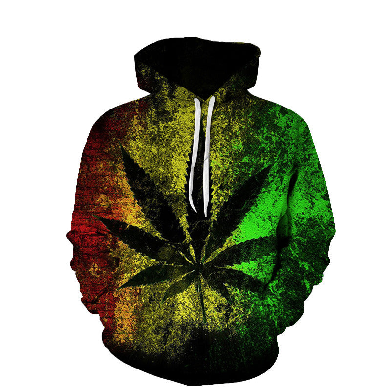 Maple Leaf Couple Hoodie