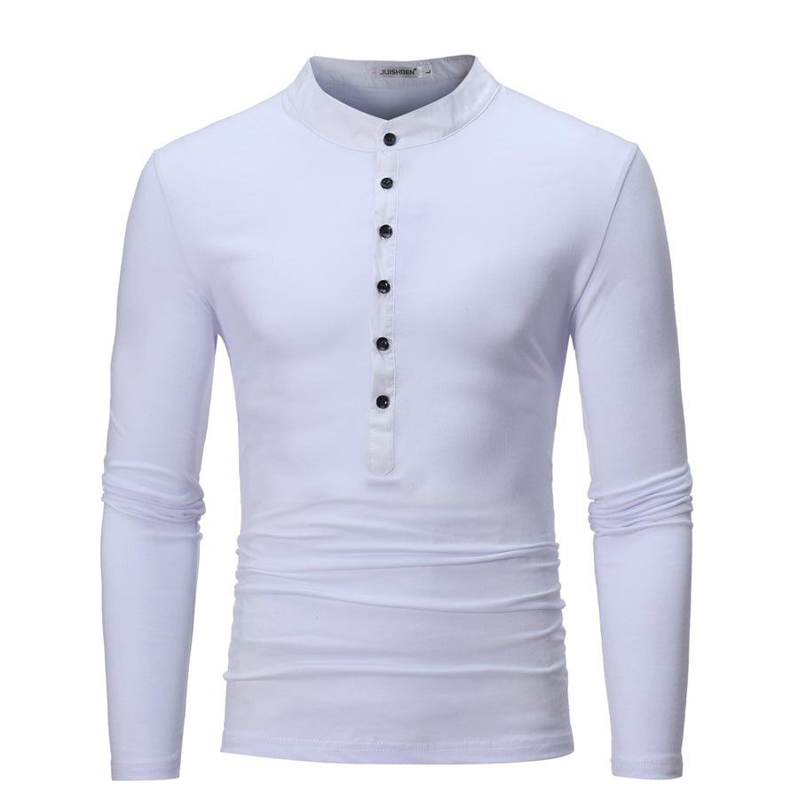 Young Men's Layered Long Sleeve Casual T-Shirt