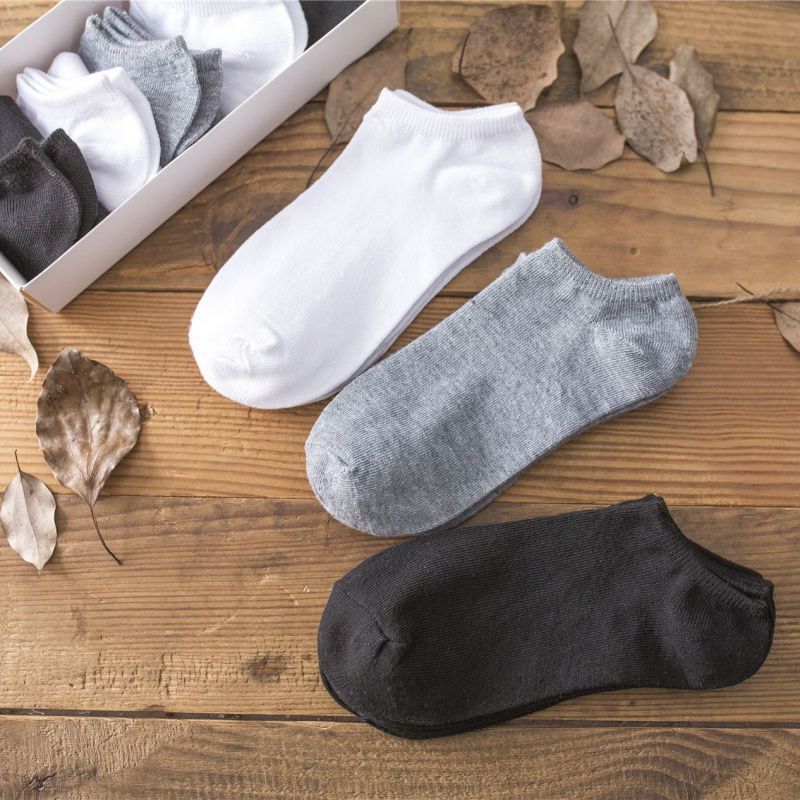 Korean Style Men'S Socks | Soft Breathable Casual Socks