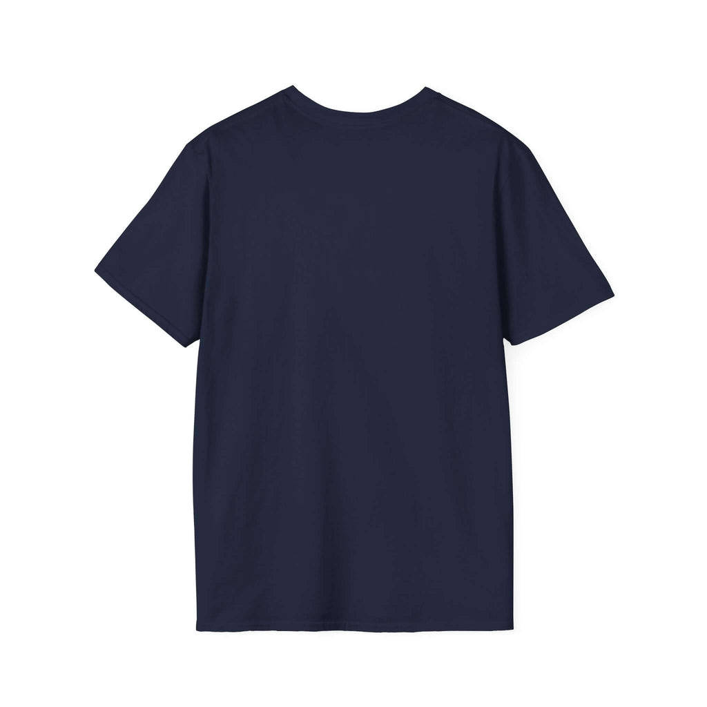 Sarcastic Funny T-Shirt with warning design stating 'aSarcasm Levels Dangerously High' on a navy background.