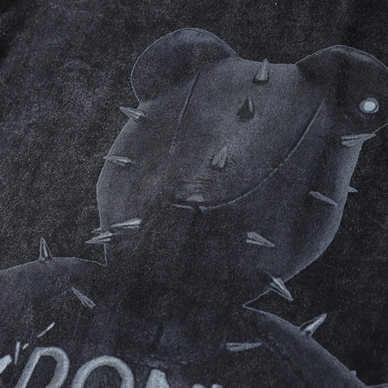 Hip Hop Oversized Streetwear Vintage Bear T-Shirt