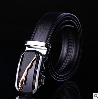 Men's Leather Belt Automatic Buckle Fashion Belt