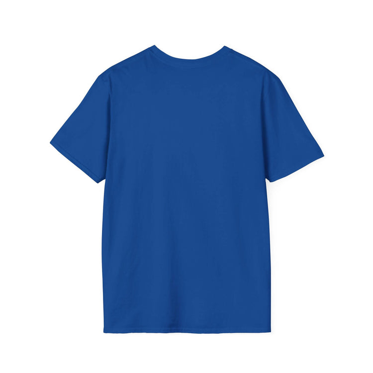 Funny Work T-Shirt - Officially Done for the Day tee worn by a woman sitting on a couch.