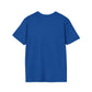 Funny Work T-Shirt - Officially Done for the Day tee worn by a woman sitting on a couch.