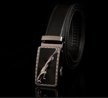 Men's Leather Belt Automatic Buckle Fashion Belt