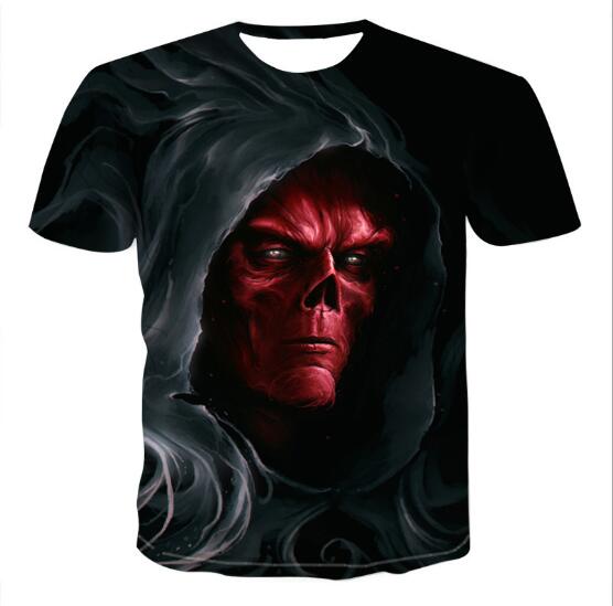 Men's Skull T Shirts 3D Graphic T-Shirt