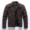 Men's PU Leather Jacket | Fashion Leather Coat