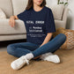 Funny Monday T-Shirt featuring "FATAL ERROR :( Monday" text design on a navy unisex tee.