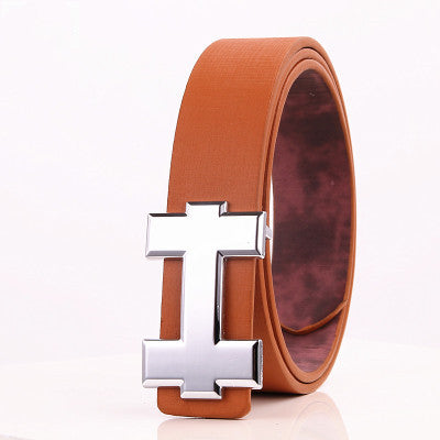 Unisex Leather Belt Casual Fashion Belt