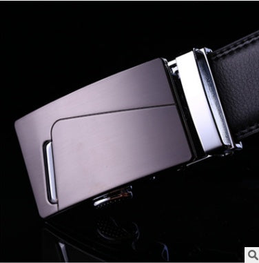 Men's Leather Belt Automatic Buckle Fashion Belt