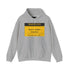 Programmer Hoodie featuring a warning design with Brain Buffer Overflow and humor about too many tabs open.