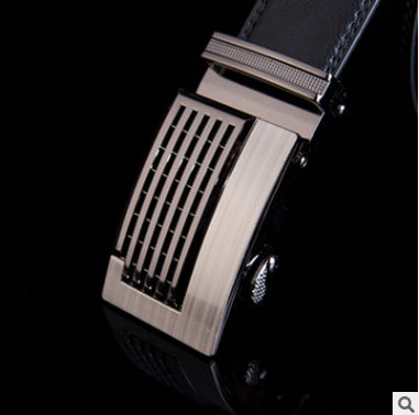 Men's Leather Belt Automatic Buckle Fashion Belt