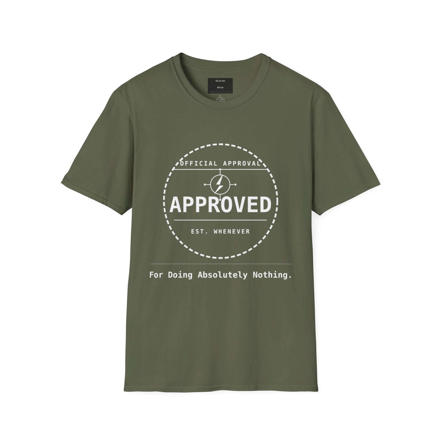 Funny Lazy Day T-Shirt | Approved For Doing Nothing
