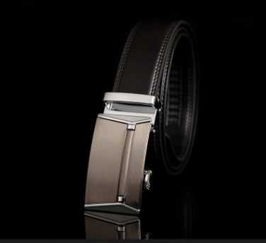 Men's Leather Belt Automatic Buckle Fashion Belt