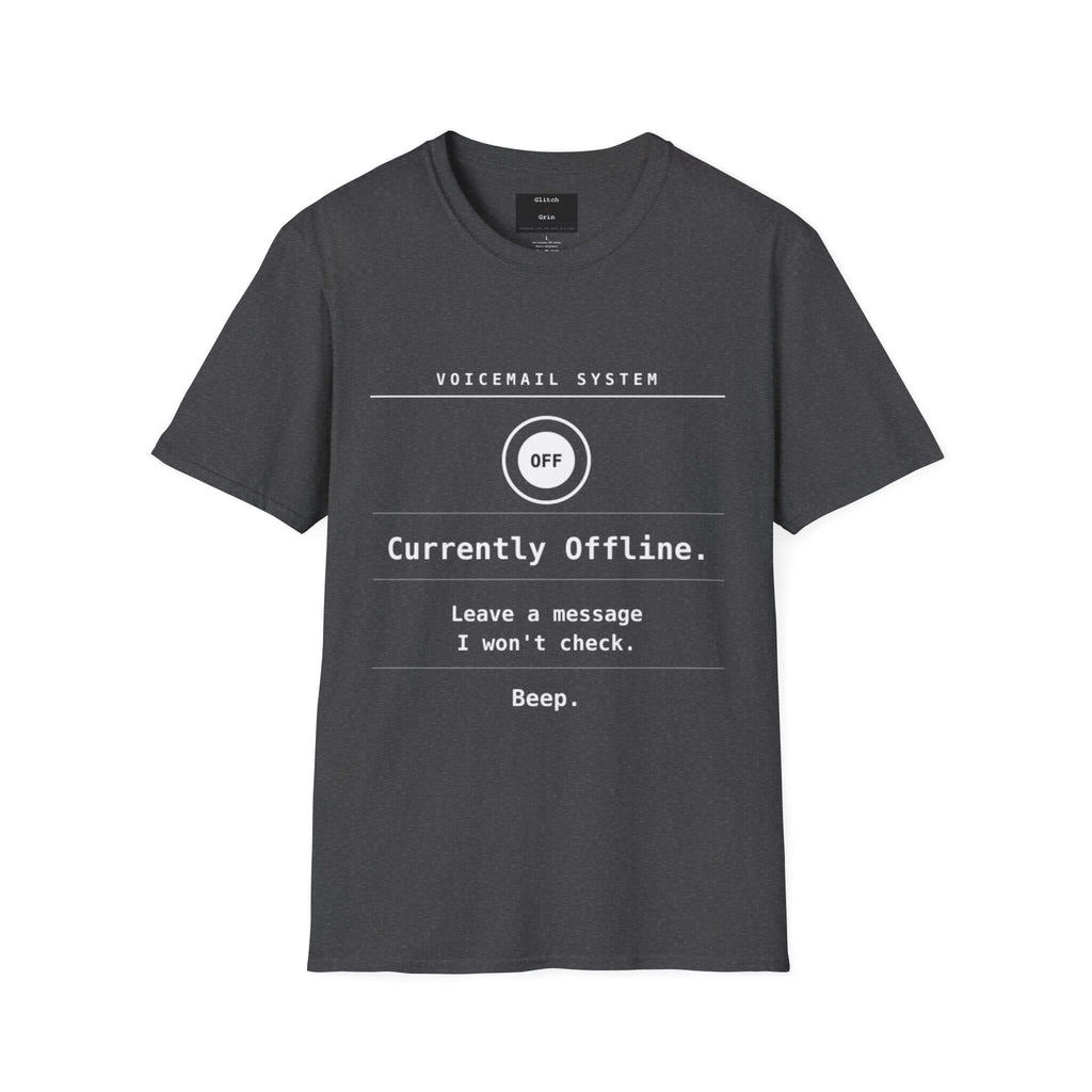 Funny Introvert T-Shirt | Currently Offline Leave Message