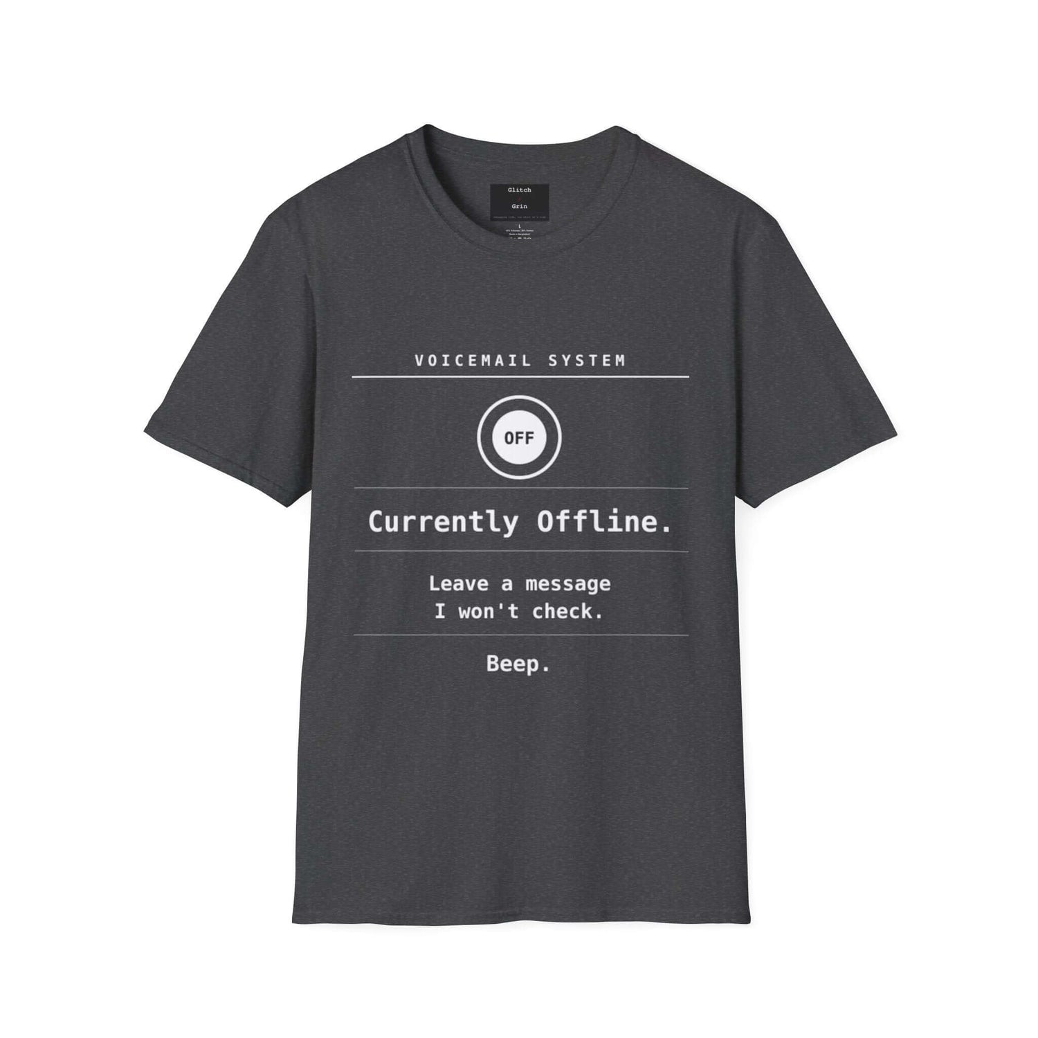 Funny Introvert T-Shirt | Currently Offline Leave Message