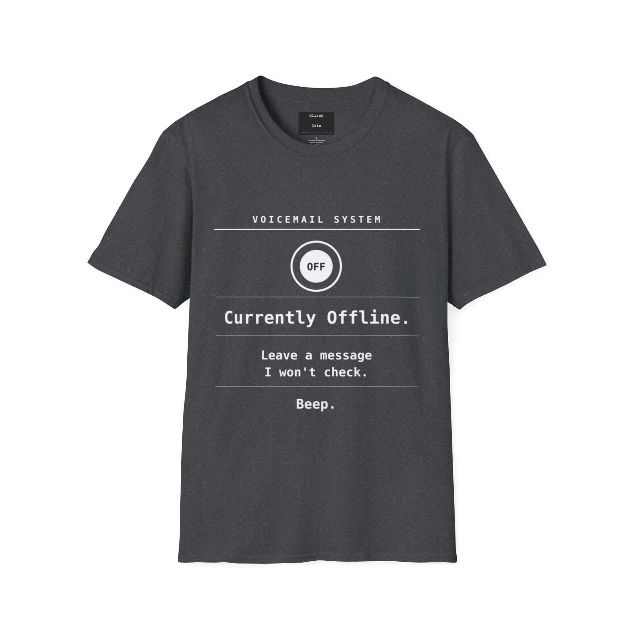 Funny Introvert T-Shirt | Currently Offline Leave Message