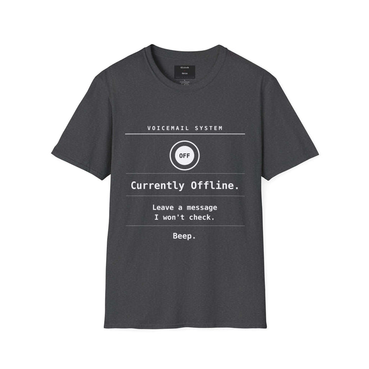 Funny Introvert T-Shirt | Currently Offline Leave Message