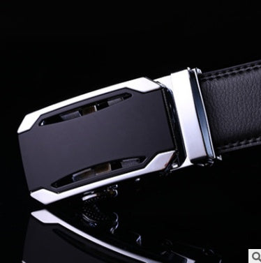 Men's Leather Belt Automatic Buckle Fashion Belt