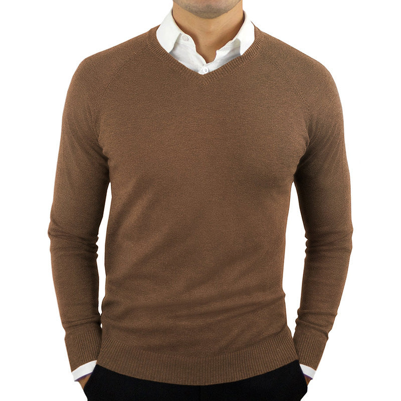 Men's Sweaters | Long Sleeve High Neck Casual Shirts