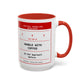 Handle With Coffee Do Not Approach Before Mug