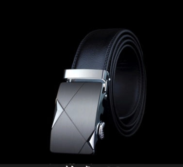 Men's Leather Belt Automatic Buckle Fashion Belt