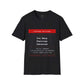 Funny Burnout T-Shirt | System Failure Too Many Feelings