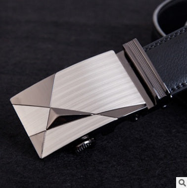 Men's Leather Belt Automatic Buckle Fashion Belt