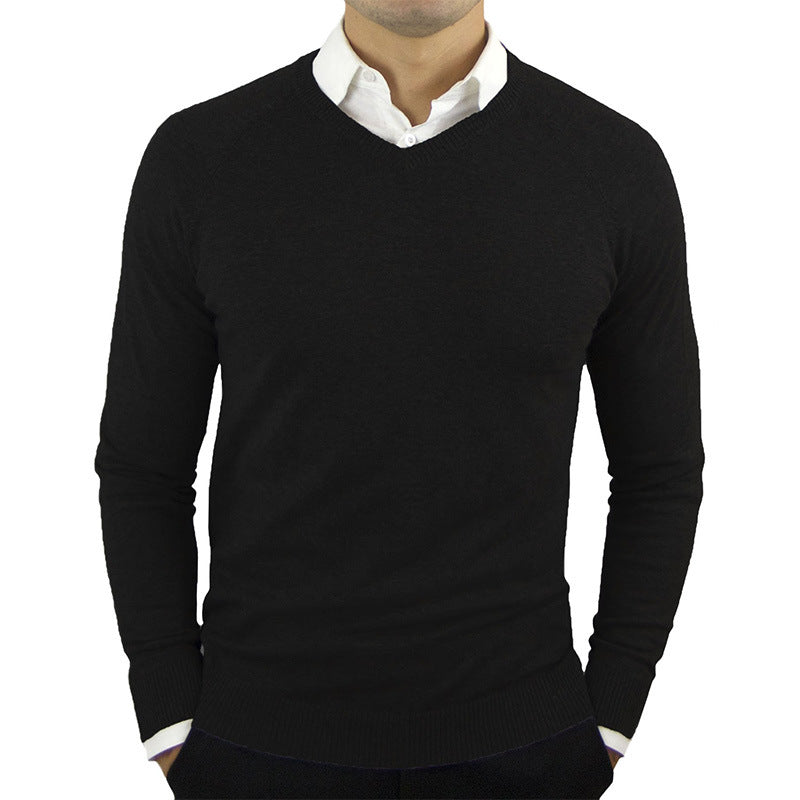 Men's Sweaters | Long Sleeve High Neck Casual Shirts
