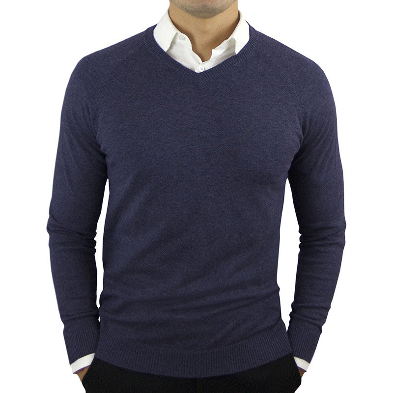 Men's Sweaters | Long Sleeve High Neck Casual Shirts