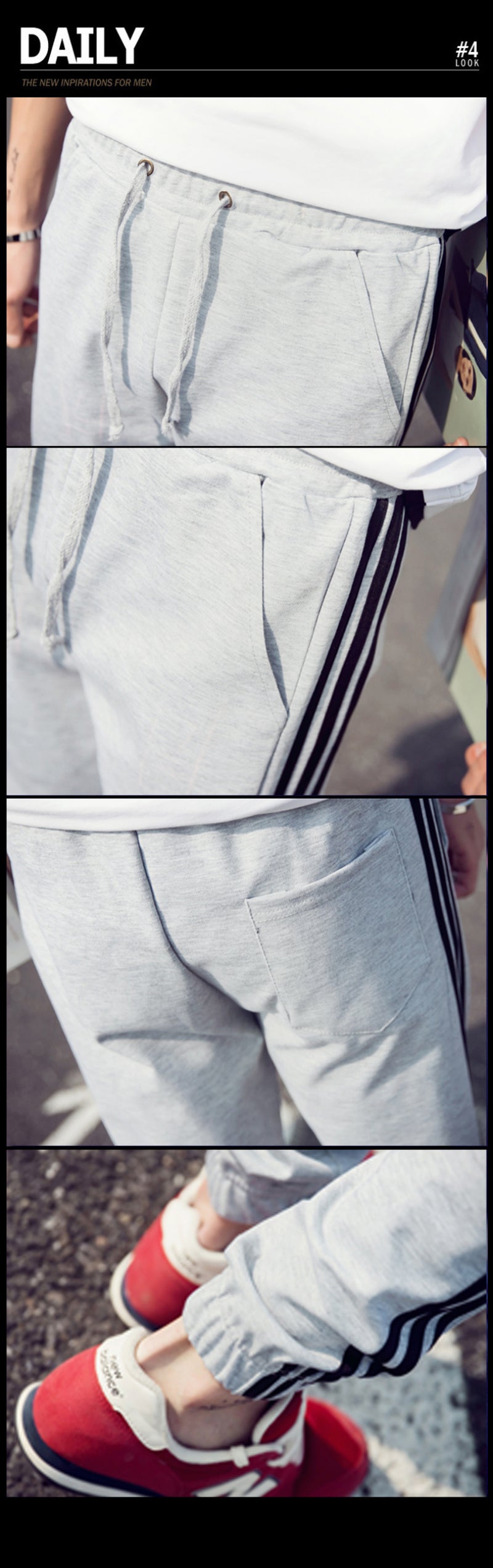 men's gym jogging pants